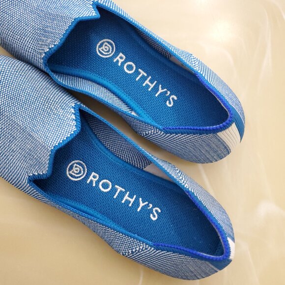 Rothy’s The Loafer Indigo Cloud Women’s Size 7 - Picture 3 of 11